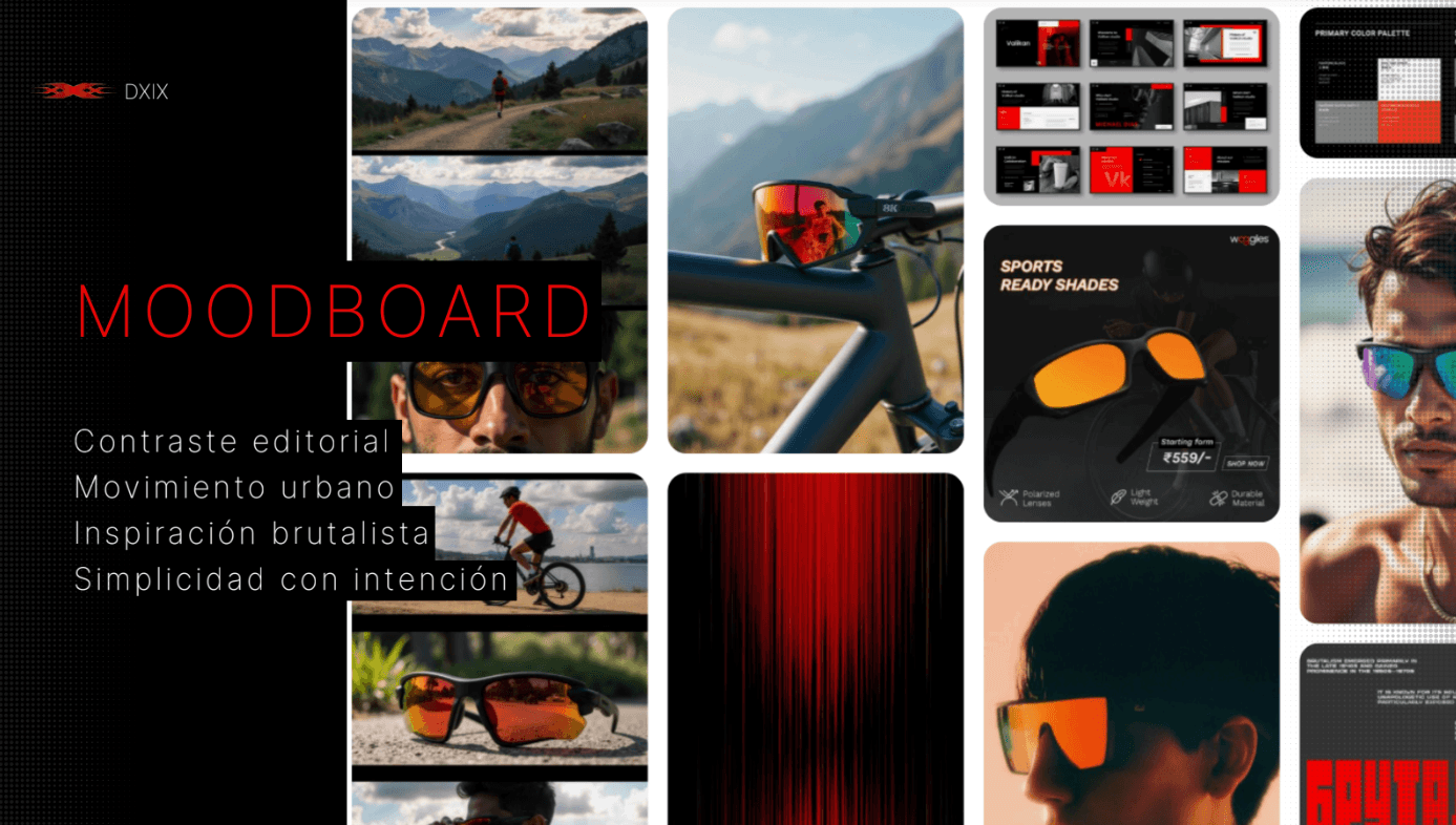 Moodboard visual de DXIX